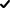 Checkbox tick